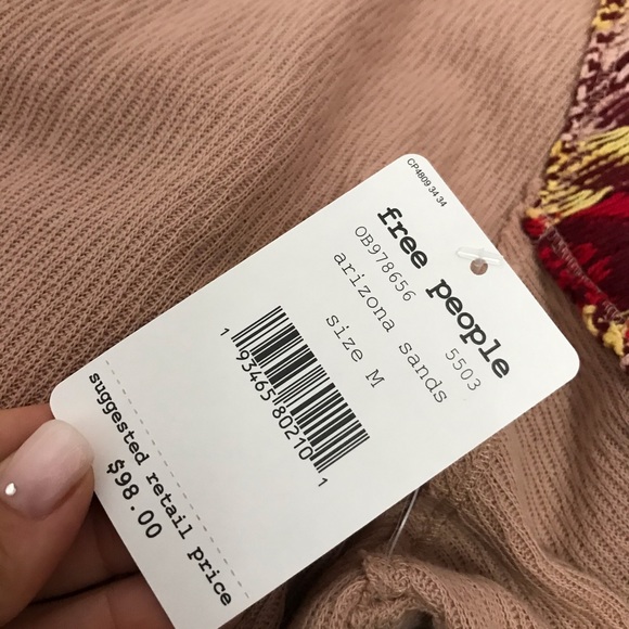 Free People Rainbow Dreams Batwing Sleeve Knit Top - Picture 5 of 6